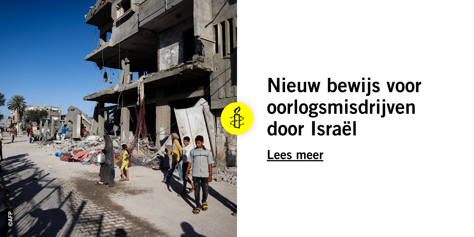 Onderzoek Amnesty Toont Oorlogsmisdrijven Israël Aan